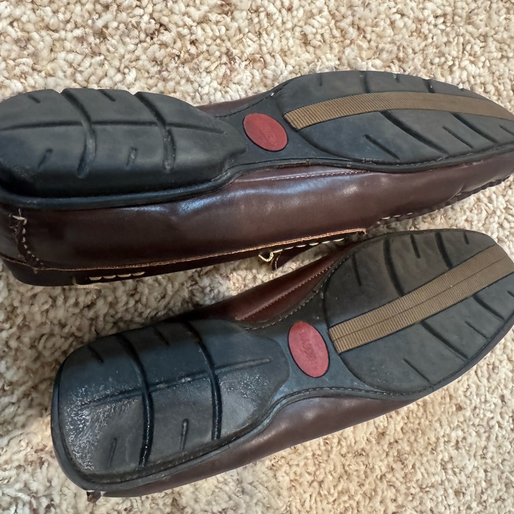 Steve Madden Dark Brown Leather Loafers - Picture 3 of 6